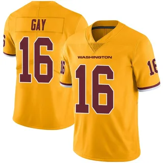 Matt Gay Washington Commanders Men's Limited Color Rush Jersey - Gold