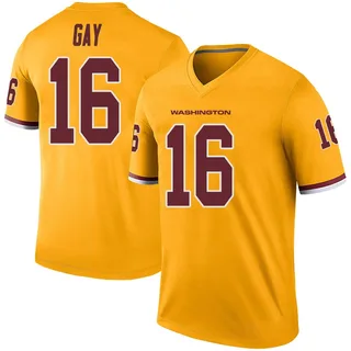 Matt Gay Washington Commanders Youth Color Rush Legend Jersey - Gold
