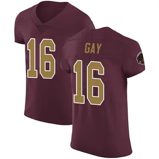 Men's Matt Gay Washington Commanders Men's Elite Burgundy Alternate Vapor Untouchable Jersey