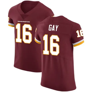 Men's Matt Gay Washington Commanders Men's Elite Burgundy Team Color Vapor Untouchable Jersey