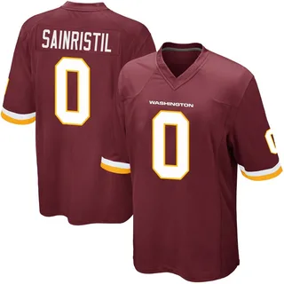 Men's Mike Sainristil Washington Commanders Men's Game Burgundy Team Color Nike Jersey