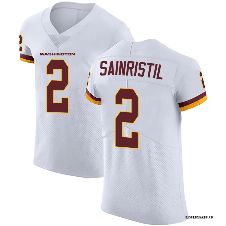 Mike Sainristil Washington Commanders Men's Elite Vapor Untouchable Nike Jersey - White