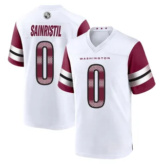 Mike Sainristil Washington Commanders Men's Game Nike Jersey - White