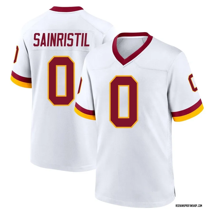 Mike Sainristil Washington Commanders Men's Game Nike Jersey - White