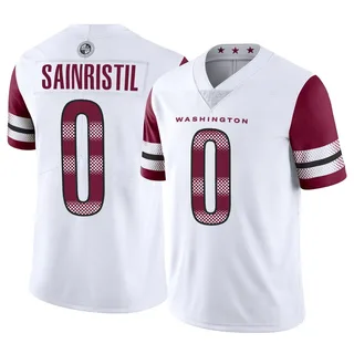 Mike Sainristil Washington Commanders Men's Limited Vapor Nike Jersey - White