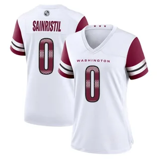 Mike Sainristil Washington Commanders Women's Game Nike Jersey - White