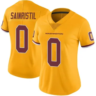 Mike Sainristil Washington Commanders Women's Limited Color Rush Nike Jersey - Gold