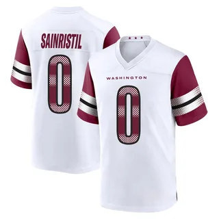 Mike Sainristil Washington Commanders Youth Game Nike Jersey - White