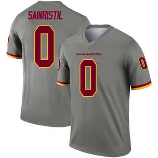 Mike Sainristil Washington Commanders Youth Legend Inverted Nike Jersey - Gray