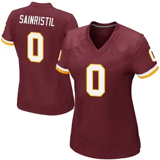 Women's Mike Sainristil Washington Commanders Women's Game Burgundy Team Color Nike Jersey