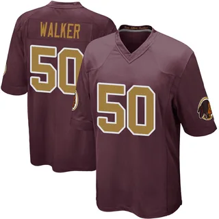 Youth DeMarcus Walker Washington Commanders Youth Game Burgundy Alternate Nike Jersey