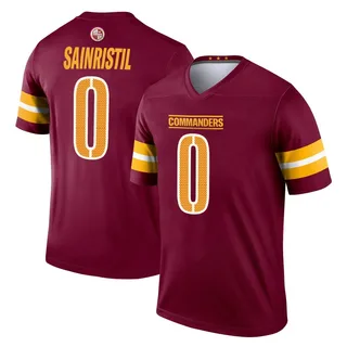 Youth Mike Sainristil Washington Commanders Youth Legend Burgundy Nike Jersey